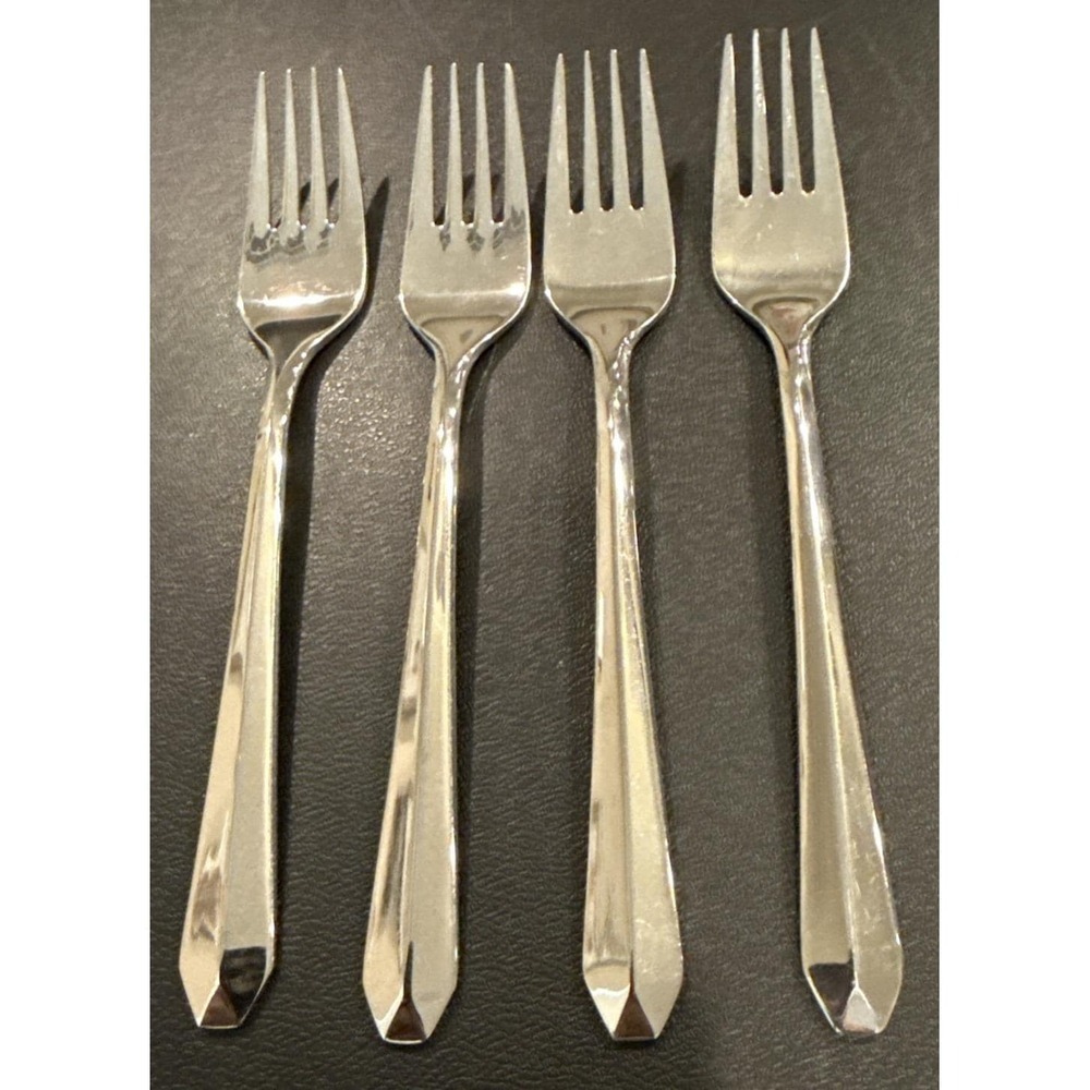 Imperial International‎ Status Korea Salad Forks Fork Stainless Steel Set Of 4